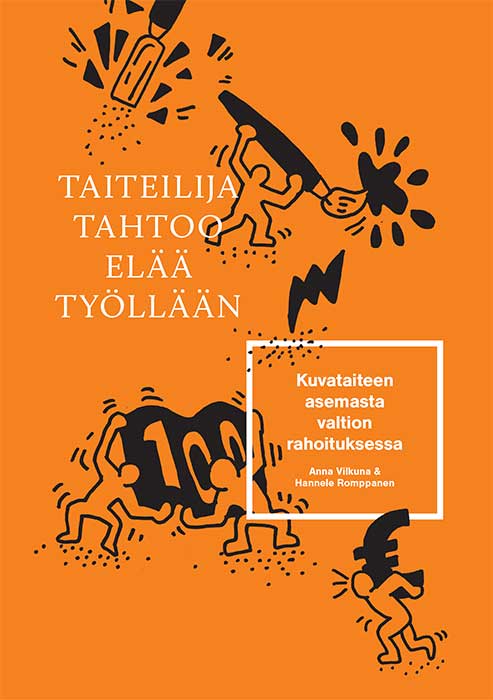 Taiteilija tahtoo elää työllään -julkaisun kansikuva